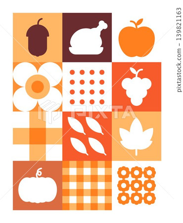 Geometric Thanksgiving Day Geometric Thanksgiving Day 139821163
