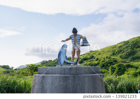 2026年夏季台灣原住民文化:台東蘭嶼環島公路悁傁TadaWu部落勇猛丁字褲與飛魚地文化地標雕像 2026年夏季台灣原住民文化:台東蘭嶼環島公路悁傁TadaWu部落勇猛丁字褲與飛魚地文化地標雕像 139821233