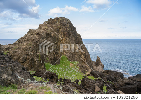 2026年夏季台灣離島風景:台東蘭嶼環島公路著名地標鋼鐵巨石外觀,綠草茵茵,太平洋海景一覽無餘 2026年夏季台灣離島風景:台東蘭嶼環島公路著名地標鋼鐵巨石外觀,綠草茵茵,太平洋海景一覽無餘 139821260