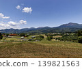 The Kirishima mountain range as seen from the ranch 139821563