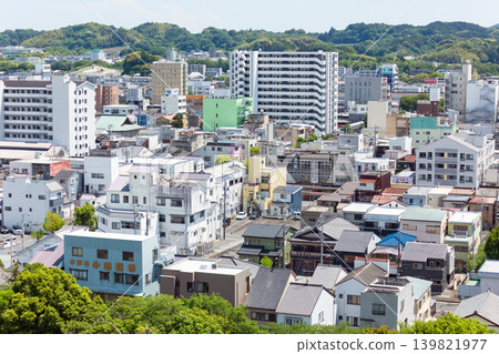 靜岡縣掛川市的城市景觀(掛川車站以北) 靜岡縣掛川市的城市景觀(掛川車站以北) 139821977