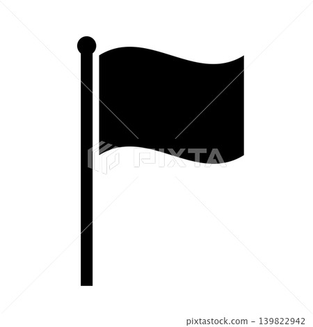 Simple flag icon illustration 003 Simple flag icon illustration 003 139822942