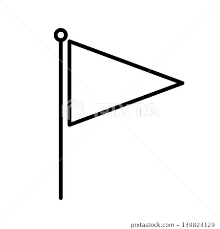 Simple flag icon illustration 008 Simple flag icon illustration 008 139823129