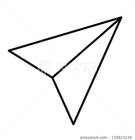 紙飛機簡體圖示插圖 001 紙飛機簡體圖示插圖 001 139823238