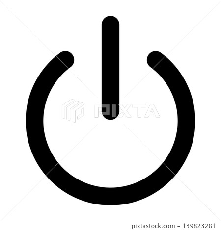 Simple power icon illustration 001 Simple power icon illustration 001 139823281