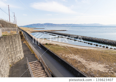 Fujie Port on a sunny day (Akashi City, Hyogo Prefecture) Fujie Port on a sunny day (Akashi City, Hyogo Prefecture) 139823407