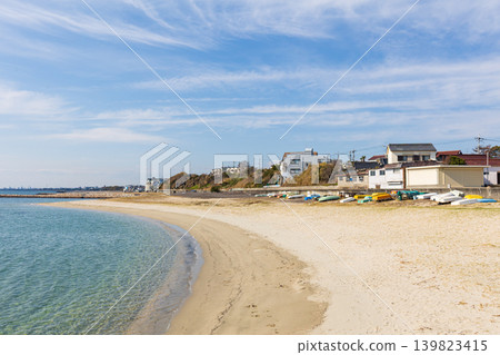 Fujie Port on a sunny day (Akashi City, Hyogo Prefecture) 139823415
