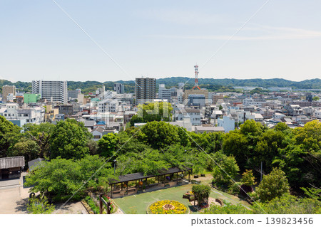 靜岡縣掛川市的城市景觀 靜岡縣掛川市的城市景觀 139823456