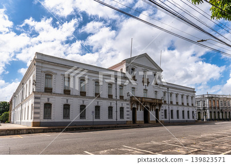 Facade of the Antonio Lemos Palace a public building from 1883 that houses the municipal government and the Museum of Art of Belem Facade of the Antonio Lemos Palace a public building from 1883 that houses the municipal government and the Museum of Art of Belem 139823571