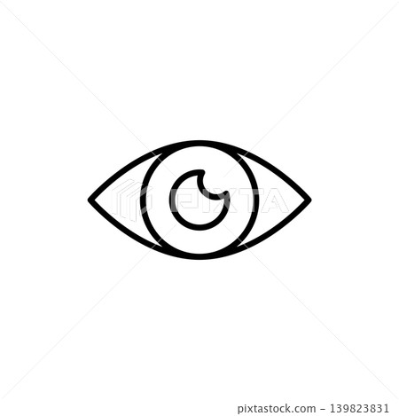Computer Vision Cybernetic Eye Icon 139823831
