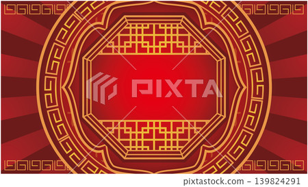 Chinese style frame decorative border Chinese style frame decorative border 139824291