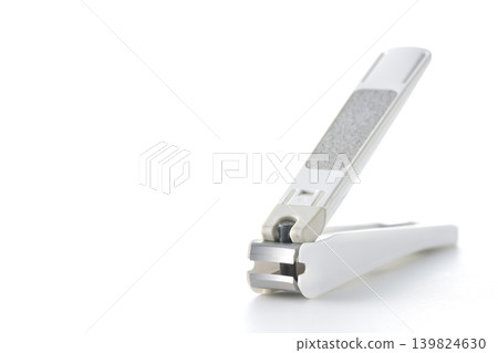 Nail clippers photographed individually against a white background. Nail clippers photographed individually against a white background. 139824630