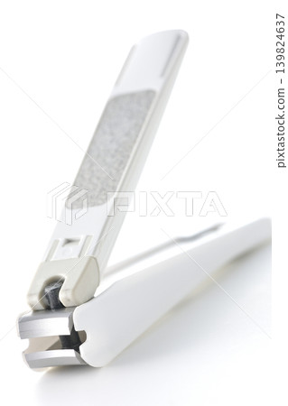 Nail clippers photographed individually against a white background. Nail clippers photographed individually against a white background. 139824637