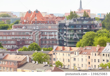 Diverse architecture of the city of Szczecin, Poland. Diverse architecture of the city of Szczecin, Poland. 139825063