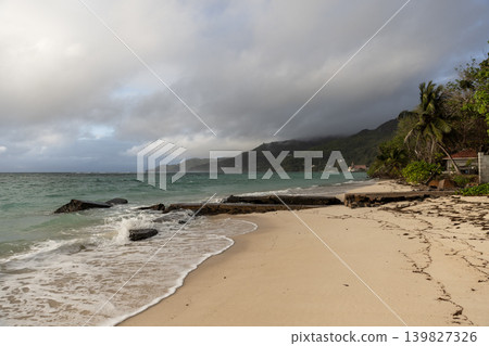 Anse Royale beach landscape photography taken on a sunny summer day. Seychelles Anse Royale beach landscape photography taken on a sunny summer day. Seychelles 139827326
