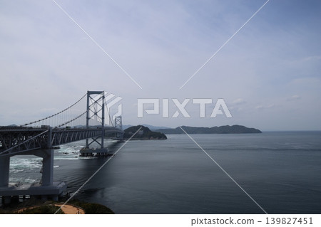 Distant view of the Great Naruto Bridge over the Naruto Strait (6) 139827451