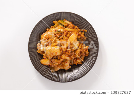 豬肉、泡菜和納豆 豬肉、泡菜和納豆 139827627