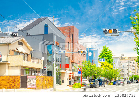 Urban landscape in front of Sakurashinmachi Station, Setagaya Ward, Tokyo 139827735