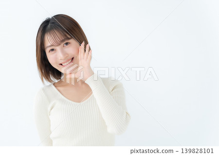 女性，休閒，歡呼 139828101