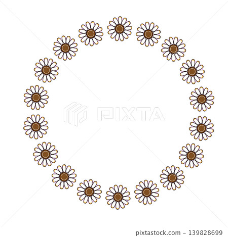 Sunflower Vector Illustration Set | Wreaths, Gardens, and Individual Variations Sunflower Vector Illustration Set | Wreaths, Gardens, and Individual Variations 139828699
