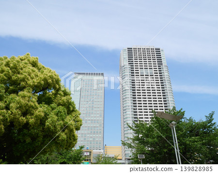 View of skyscrapers from Kinshi Park | Kinshicho View of skyscrapers from Kinshi Park | Kinshicho 139828985
