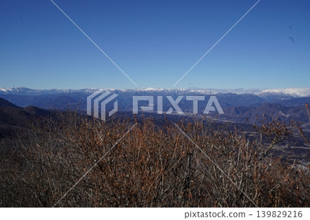 攀登澀川市水澤岳。從水澤嶽山頂眺望的景色。 2026年1月9日。 攀登澀川市水澤岳。從水澤嶽山頂眺望的景色。 2026年1月9日。 139829216