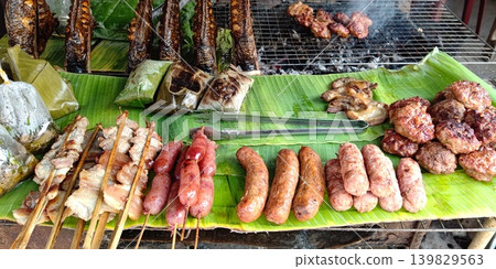 A view of a shop in Luang Prabang [Laos] 139829563