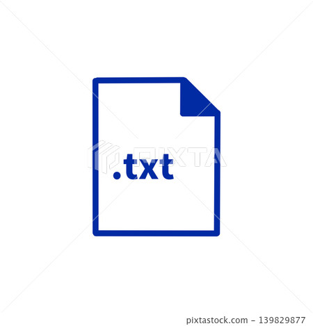 文字檔案(.txt)圖示素材 - 簡潔易懂的設計 文字檔案(.txt)圖示素材 - 簡潔易懂的設計 139829877
