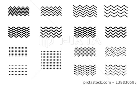 Embellishments, Memphis, monochrome, wavy lines, lines Embellishments, Memphis, monochrome, wavy lines, lines 139830593