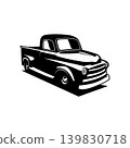 Antique car legend. Simple vector illustration design. Best for logos, badges, emblems, and icons. Available in eps 10. 139830718