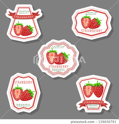 Sweet juicy tasty natural eco product strawberry 139830791