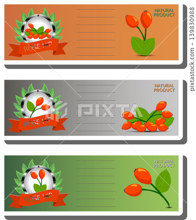 Berry theme from set juicy delicious rose hip of various sizes Berry theme from set juicy delicious rose hip of various sizes 139830988