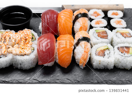 Assorted Sushi Selection 139831441