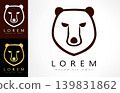 Bear logo vector. Animal design llustration 139831862