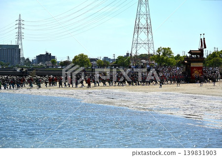 龜崎汐火祭:愛知縣海灘上的花車巡遊 龜崎汐火祭:愛知縣海灘上的花車巡遊 139831903