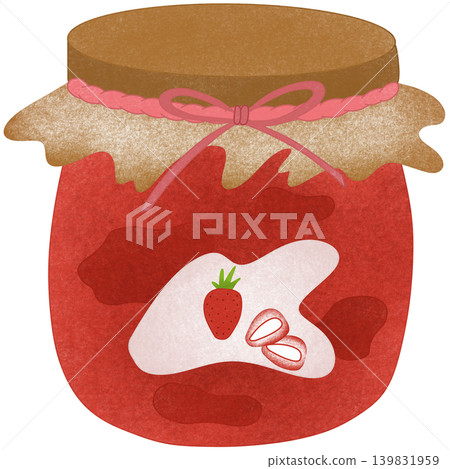 strawberry jam illustration strawberry jam illustration 139831959