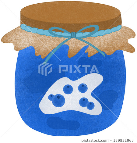 blueberry jam illustration blueberry jam illustration 139831963
