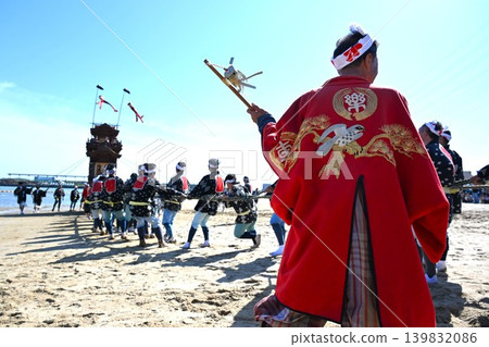 愛知縣龜崎鹽火祭的花車遊行 愛知縣龜崎鹽火祭的花車遊行 139832086