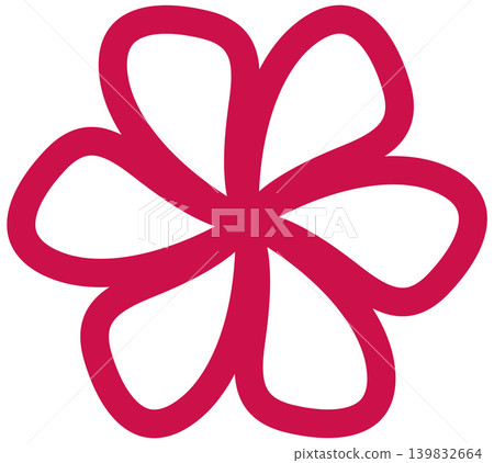 an abstract drawing of some kind of flower an abstract drawing of some kind of flower 139832664