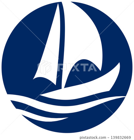 a symbolic yacht sailing on the waves a symbolic yacht sailing on the waves 139832669