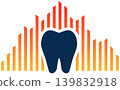 dental theme - tooth aganst the chart 139832918