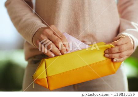 Feminine Hygiene Routine and Period Product Preparation Feminine Hygiene Routine and Period Product Preparation 139833159