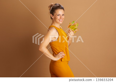 Healthy Autumn Smile in Profile Healthy Autumn Smile in Profile 139833204