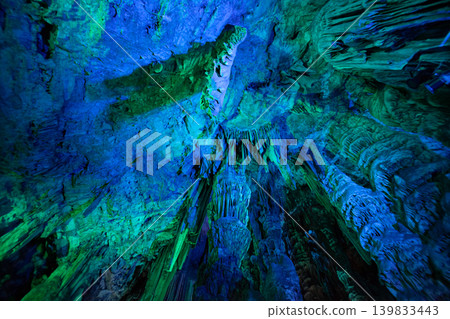 Rock cave chambers inside a Cave at Gibraltar Nature Reserve Rock cave chambers inside a Cave at Gibraltar Nature Reserve 139833443