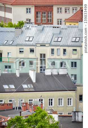 Diverse architecture of the city of Szczecin, Poland. 139833499