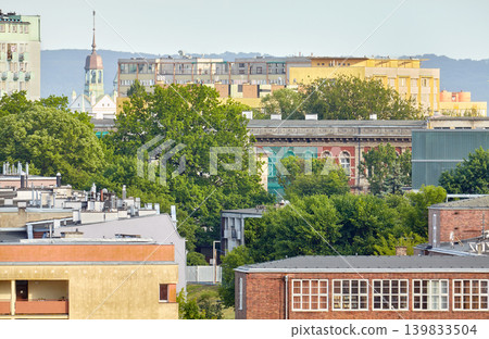 Diverse architecture of the city of Szczecin, Poland. Diverse architecture of the city of Szczecin, Poland. 139833504