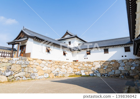 今治城,日本百大城堡之一,位於愛媛郡今治市,冬季景色。 今治城,日本百大城堡之一,位於愛媛郡今治市,冬季景色。 139836042
