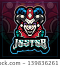 jester esport mascot logo design  139836261