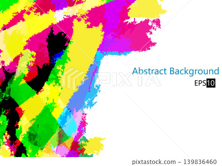 Abstract vector splatter color background design. illustration vector design. Abstract vector splatter color background design. illustration vector design. 139836460