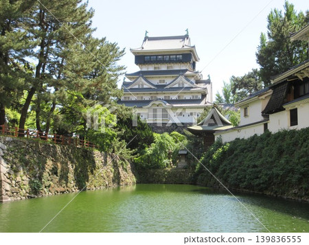 小倉城天守閣及護城河!福岡縣北九州市小倉北區 小倉城天守閣及護城河!福岡縣北九州市小倉北區 139836555